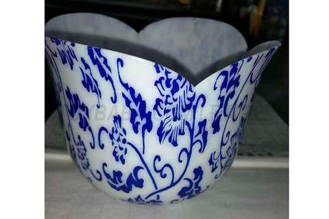 Water transfer household product pattern